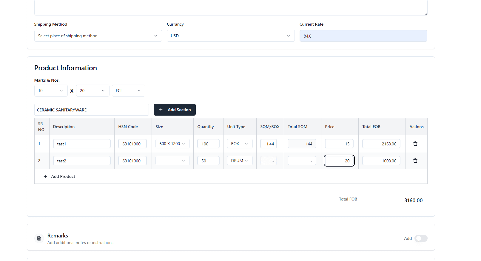 Invoice Generation System screenshot 5