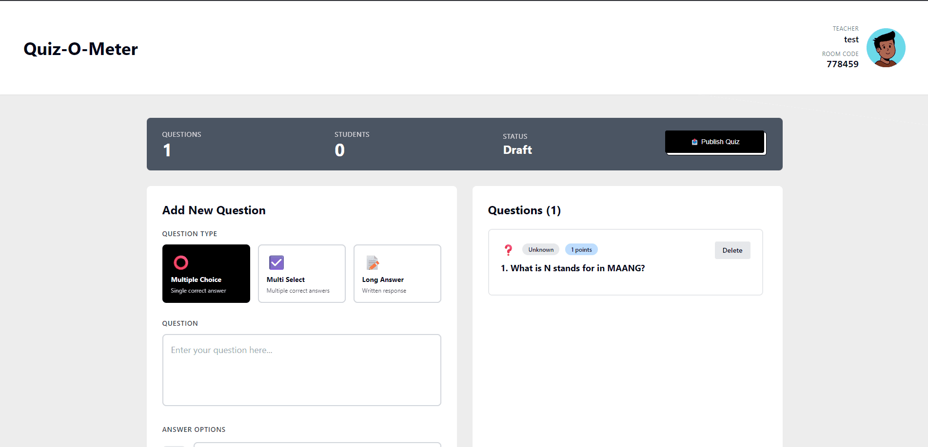Educational Quiz Platform screenshot 3